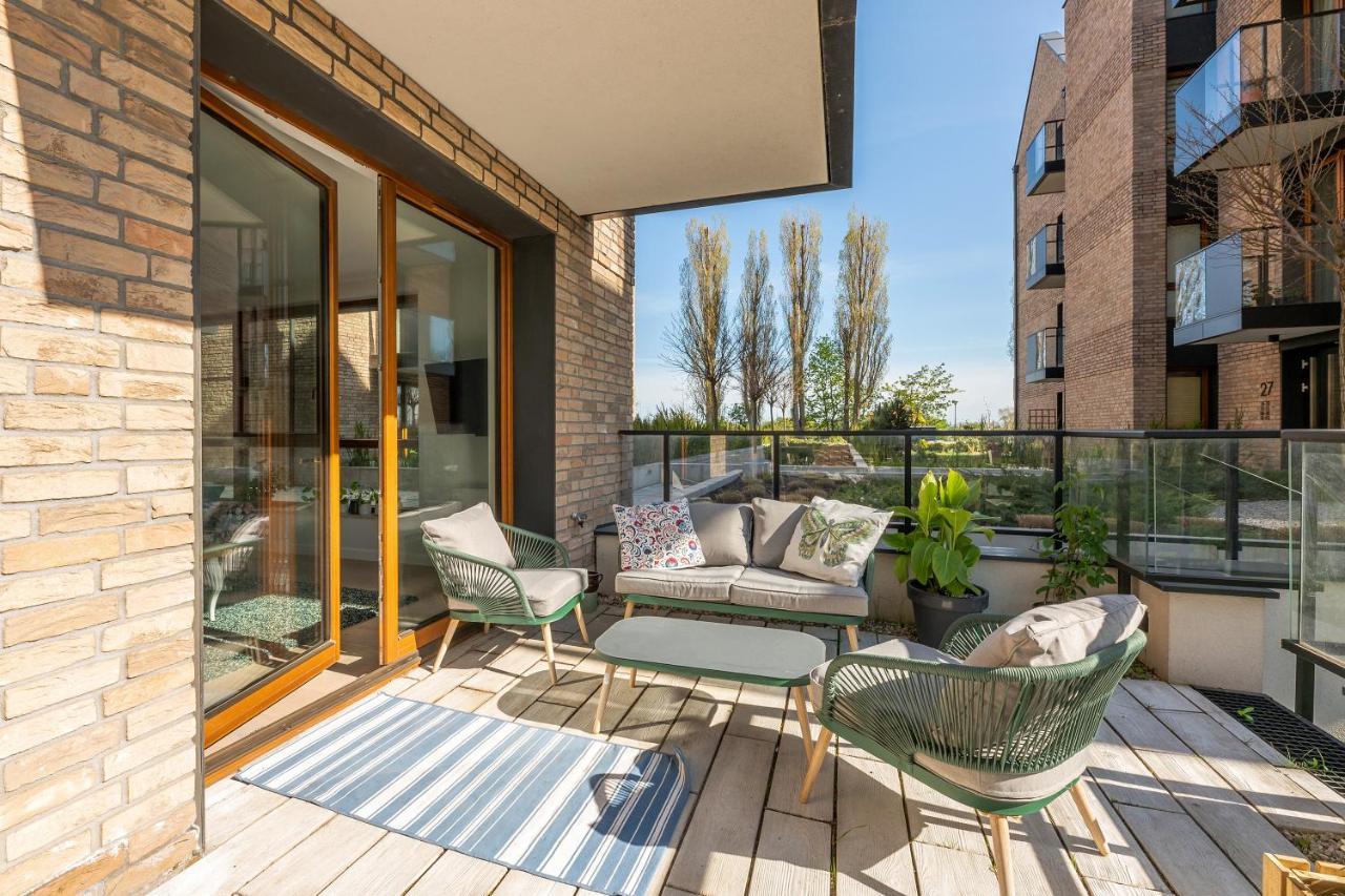 Garden Apartment Sadowa Gdansk Bagian luar foto