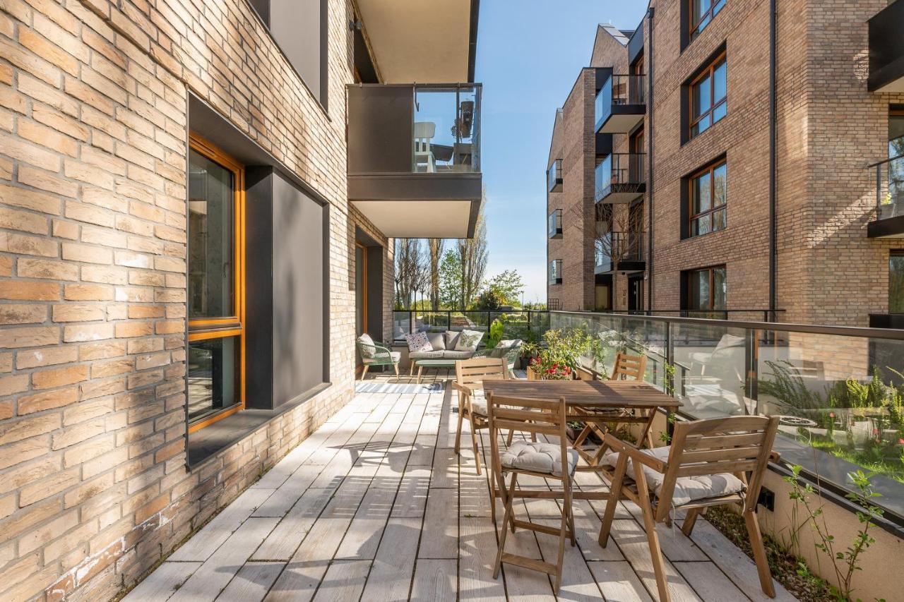 Garden Apartment Sadowa Gdansk Bagian luar foto